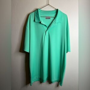 PGA Tour Men's Polo in Mint Teal